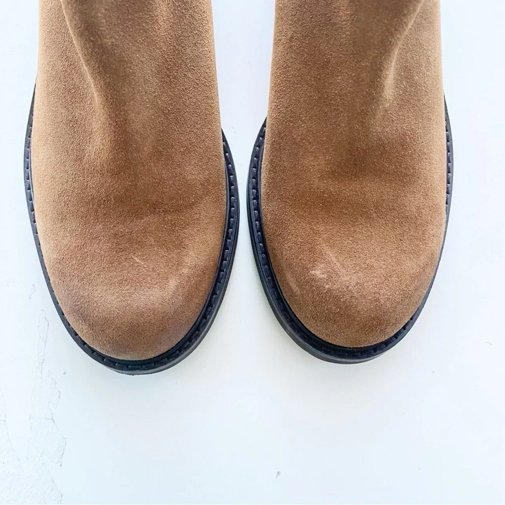 SEYCHELLES Brown Suede Round Toe Ankle Boots NEW